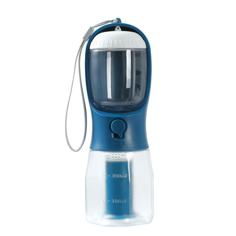Contenitore per acqua, cibo e rifiuti, 3 in 1, portatile, piccolo e multifunzionale, per animali domestici