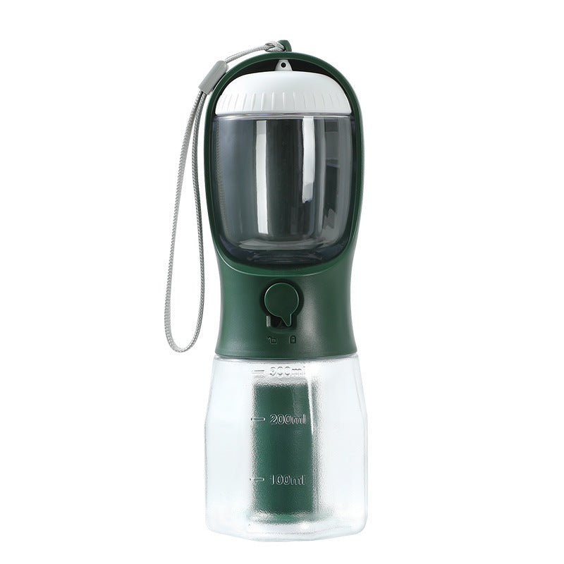 Contenitore per acqua, cibo e rifiuti, 3 in 1, portatile, piccolo e multifunzionale, per animali domestici
