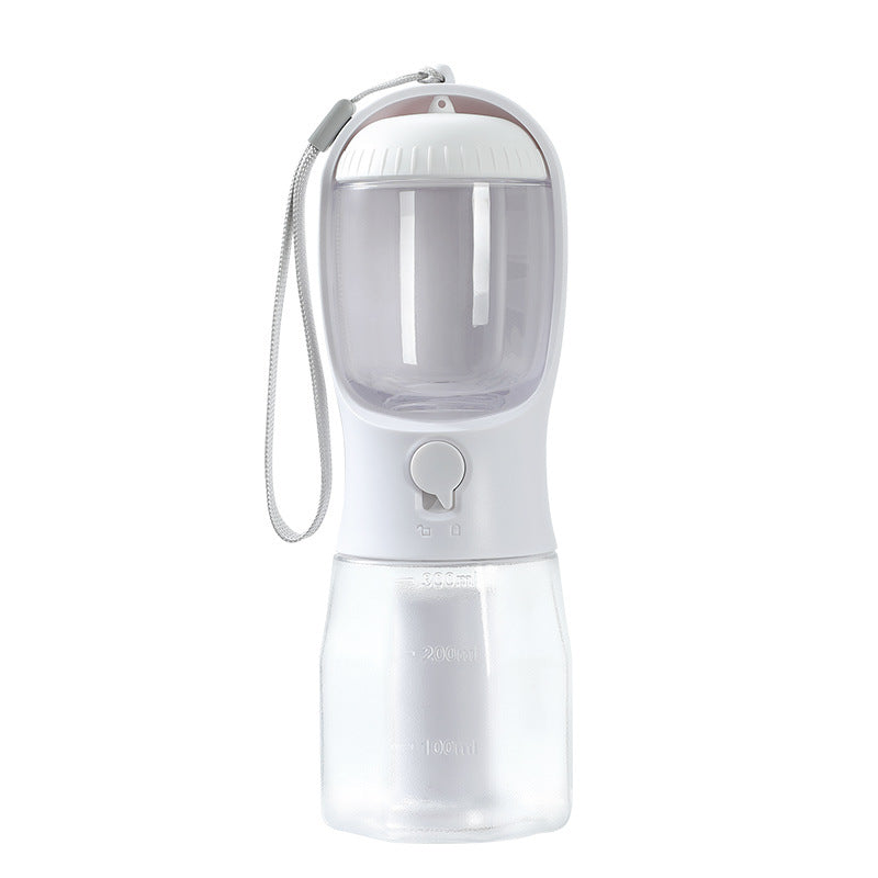 Contenitore per acqua, cibo e rifiuti, 3 in 1, portatile, piccolo e multifunzionale, per animali domestici