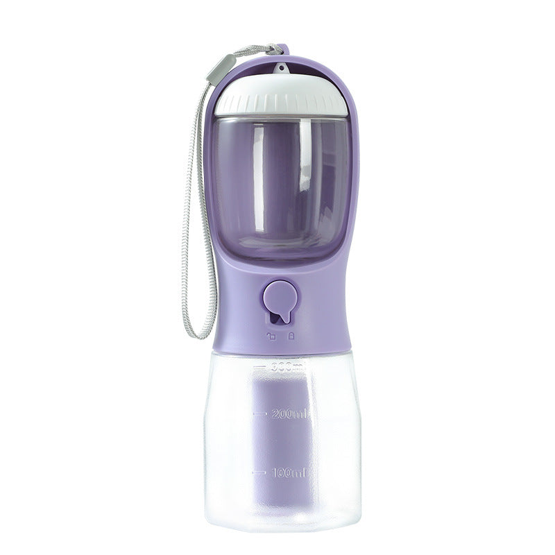Contenitore per acqua, cibo e rifiuti, 3 in 1, portatile, piccolo e multifunzionale, per animali domestici