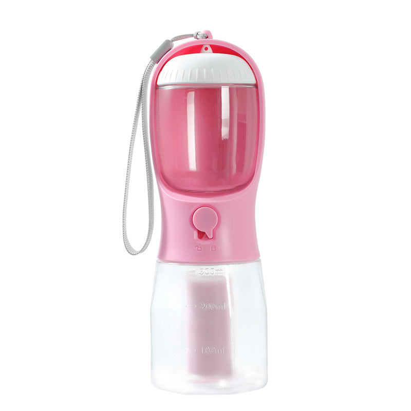Contenitore per acqua, cibo e rifiuti, 3 in 1, portatile, piccolo e multifunzionale, per animali domestici