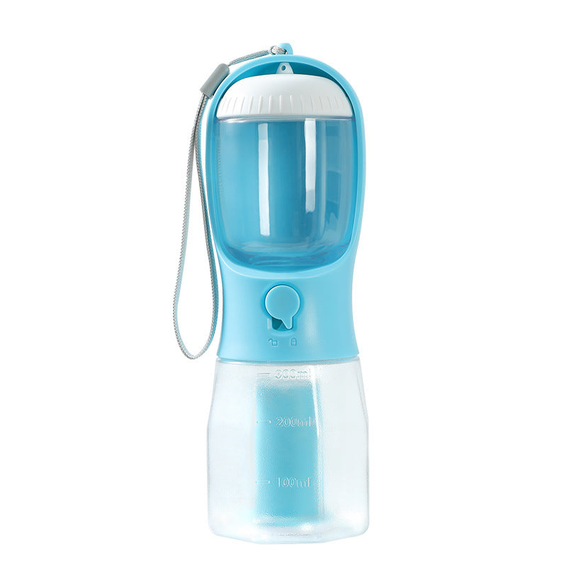 Contenitore per acqua, cibo e rifiuti, 3 in 1, portatile, piccolo e multifunzionale, per animali domestici